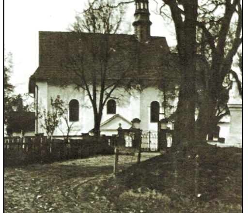 Kościół w Radziemicach 100 lat temu