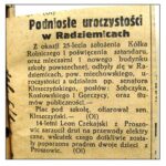 Radziemice. W 1937 roku Mały Dziennik o Radziemicach pisał